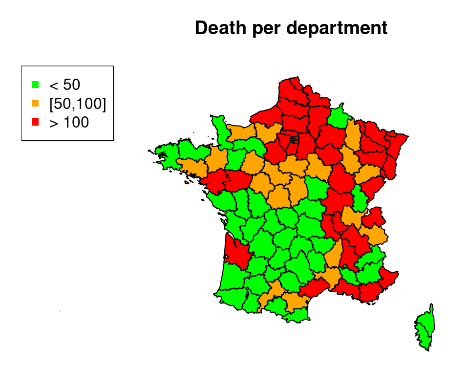 Death per department
